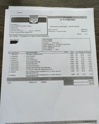 Volvo XC 60 cena 60900 przebieg: 261000, rok produkcji 2014 z Rzeszów małe 436